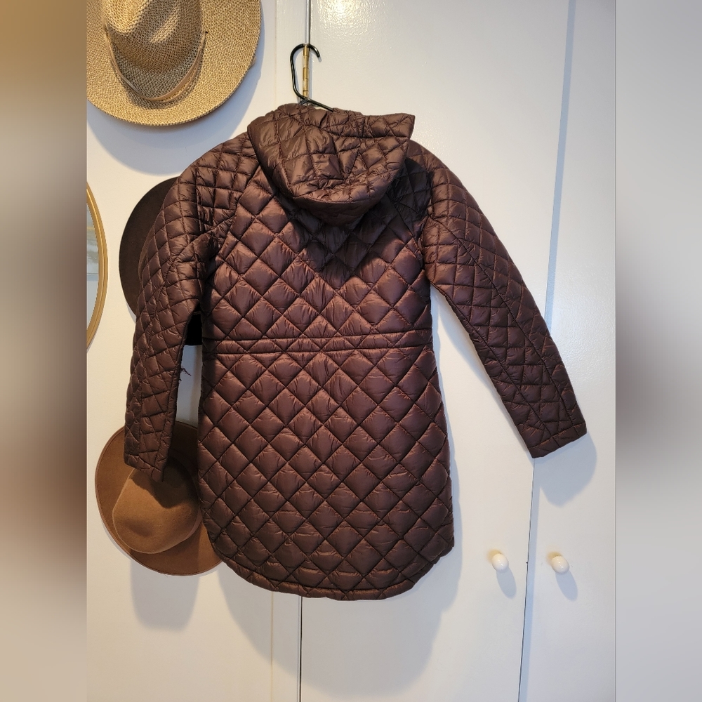 Athleta brown puffer jacket, size XS